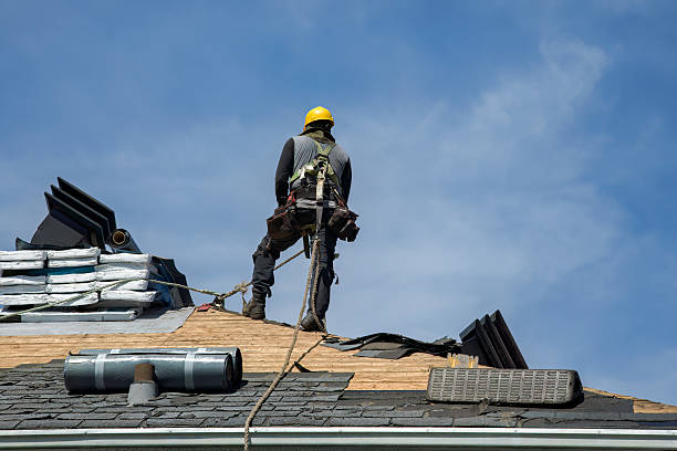 Professional Roof Replacement technician working in Post, TX